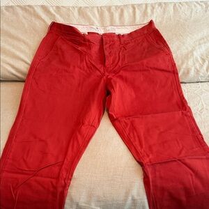 J. Crew Factory Red Chinos